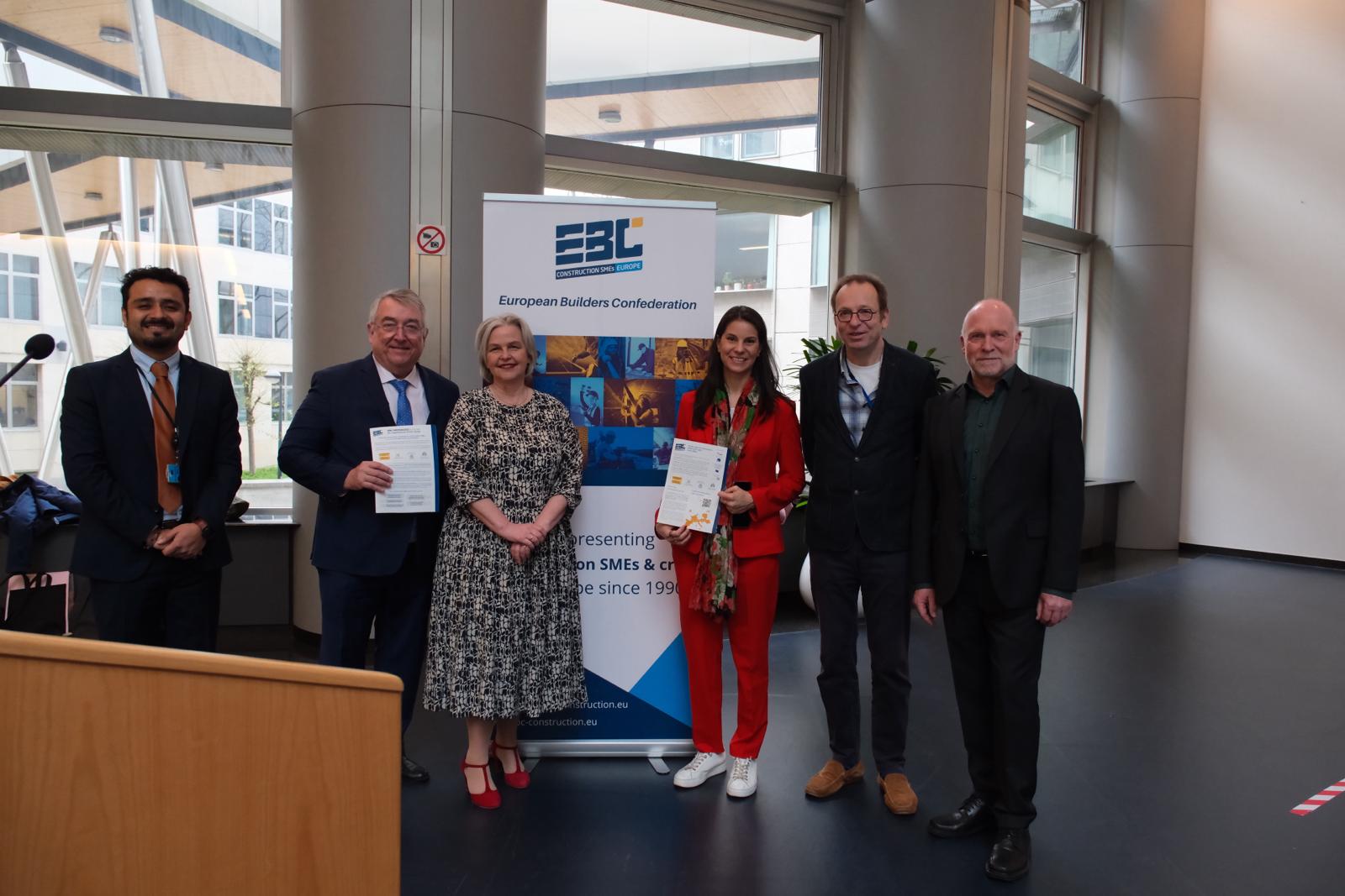 EBC launch messages for EU legislature 2024-2029 to empower construction SMEs and crafts to lead the way to a sustainable built environment