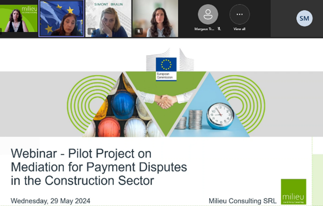 Late Payment: New EU Pilot Project on Mediation for Payment Disputes in the Construction Sector