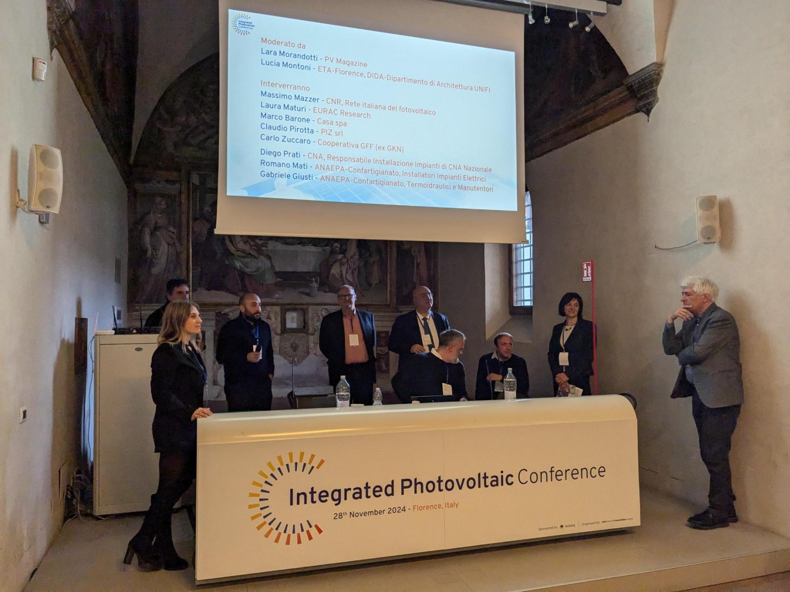 Energy efficiency: EBC participated in the Integrated Photovoltaics Conference in Florence