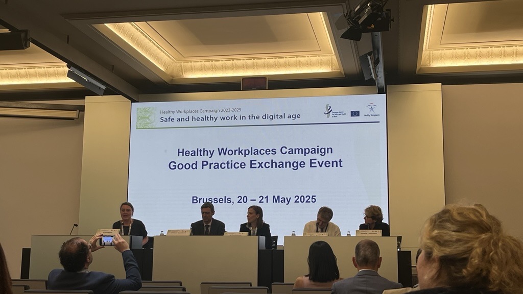 Health & Safety: EBC receives Campaign Partner Certificate at EU-OSHA Healthy Workplaces Campaign Event in Brussels