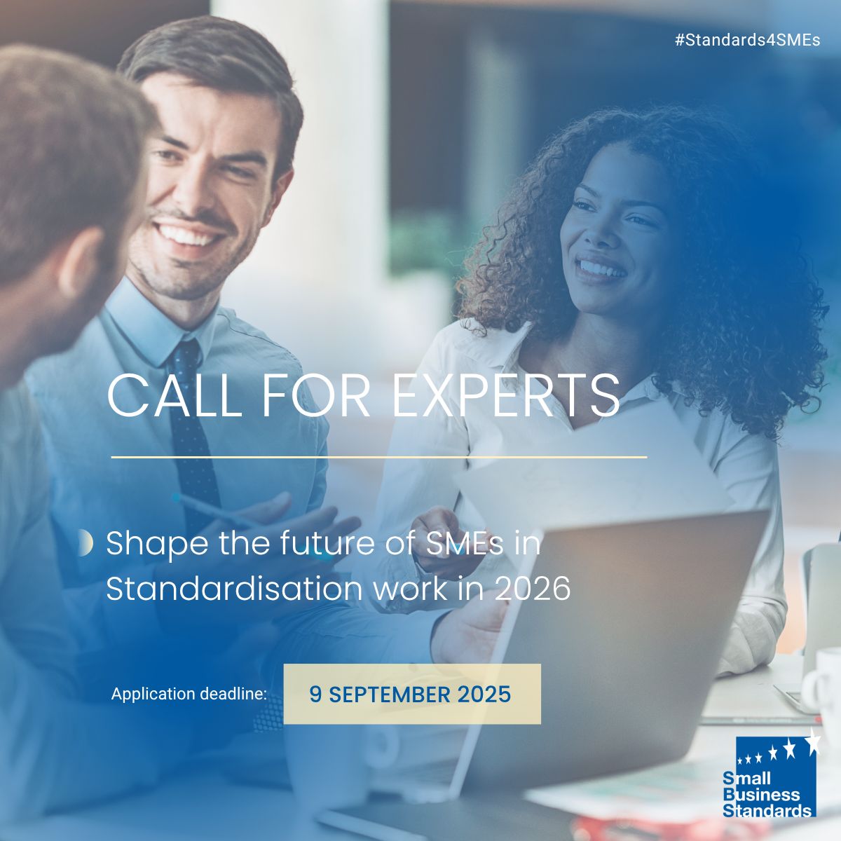 Standardisation: Small Business Standards publishes call for experts to represent SMEs in standardisation in 2026 