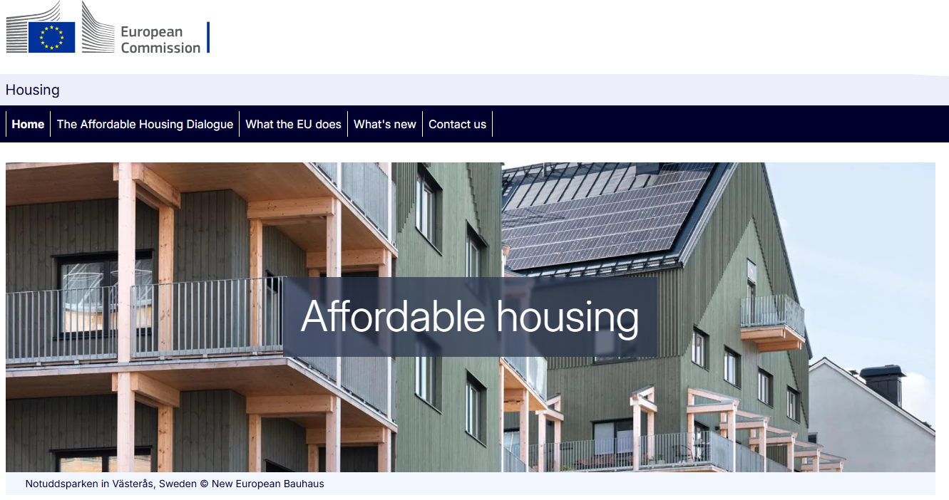 Housing: EBC contributes to the European Commission’s consultation for the Affordable Housing Plan